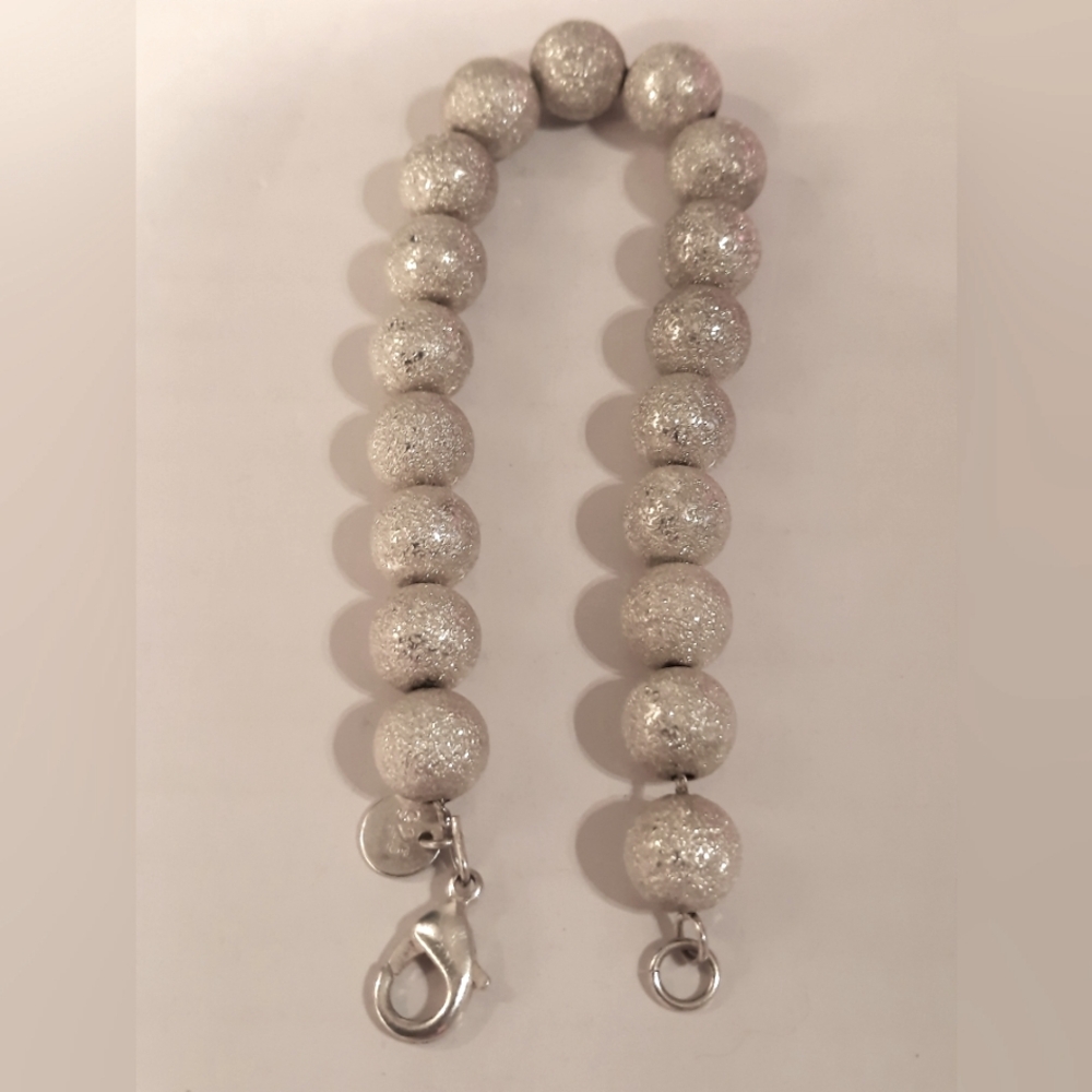 Silver 925 Beaded Bracelet